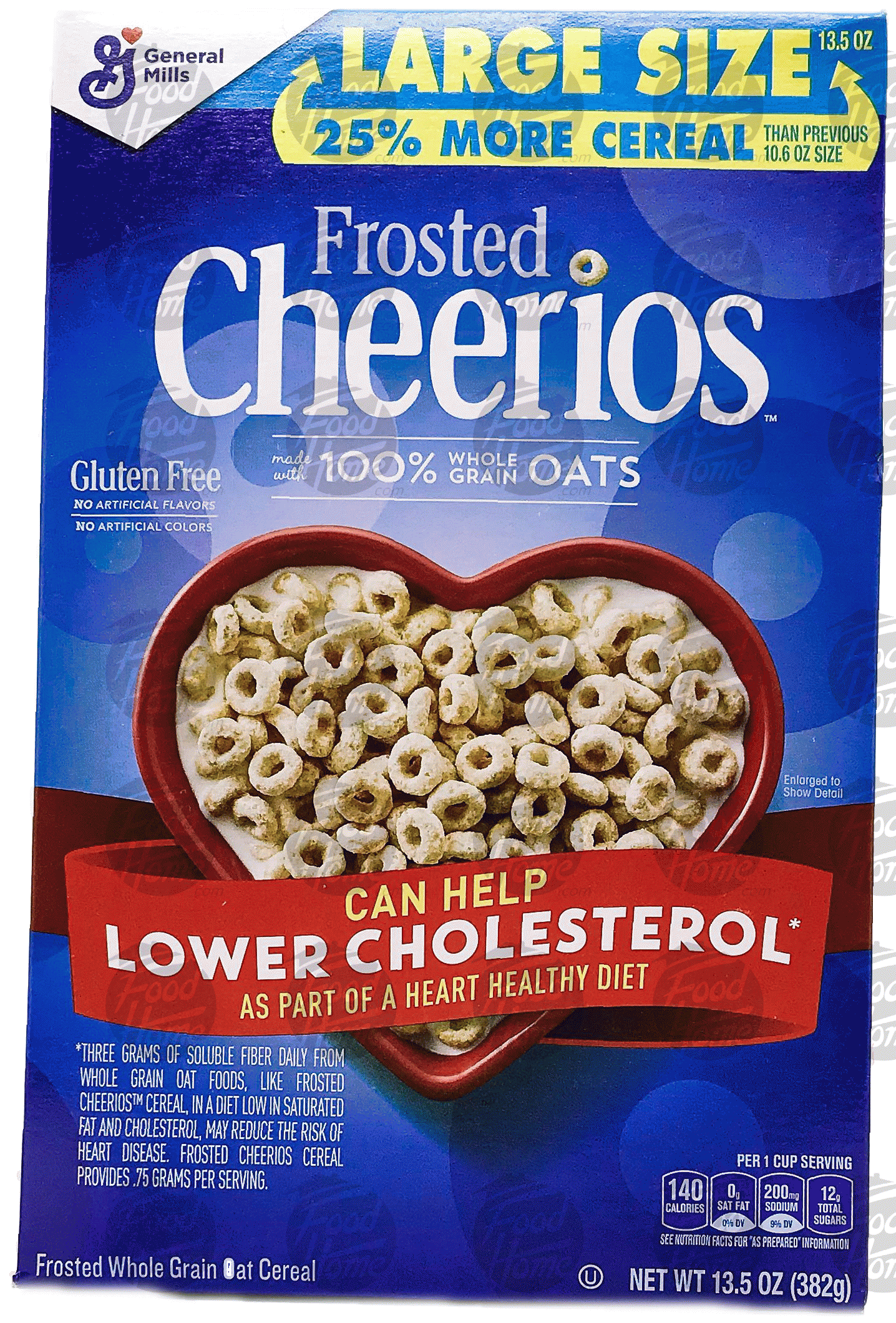 General Mills Large Size frosted whole grain oat cereal, box Full-Size Picture